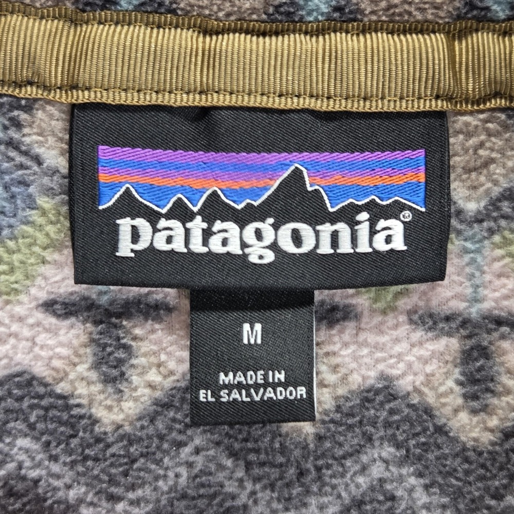 Patagonia Jacket Womens Medium Micro D 1/2 Zip Fleece Pullover Snap Button - Picture 5 of 9